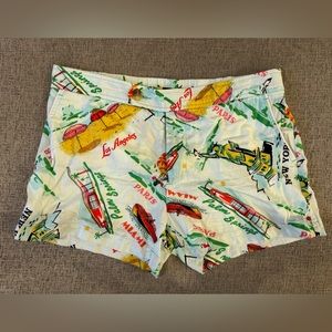 Mr Turk Tourist Print Shorts (33W)